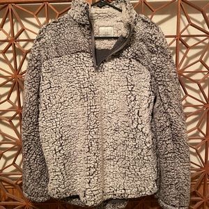 Sherpa lined pullover